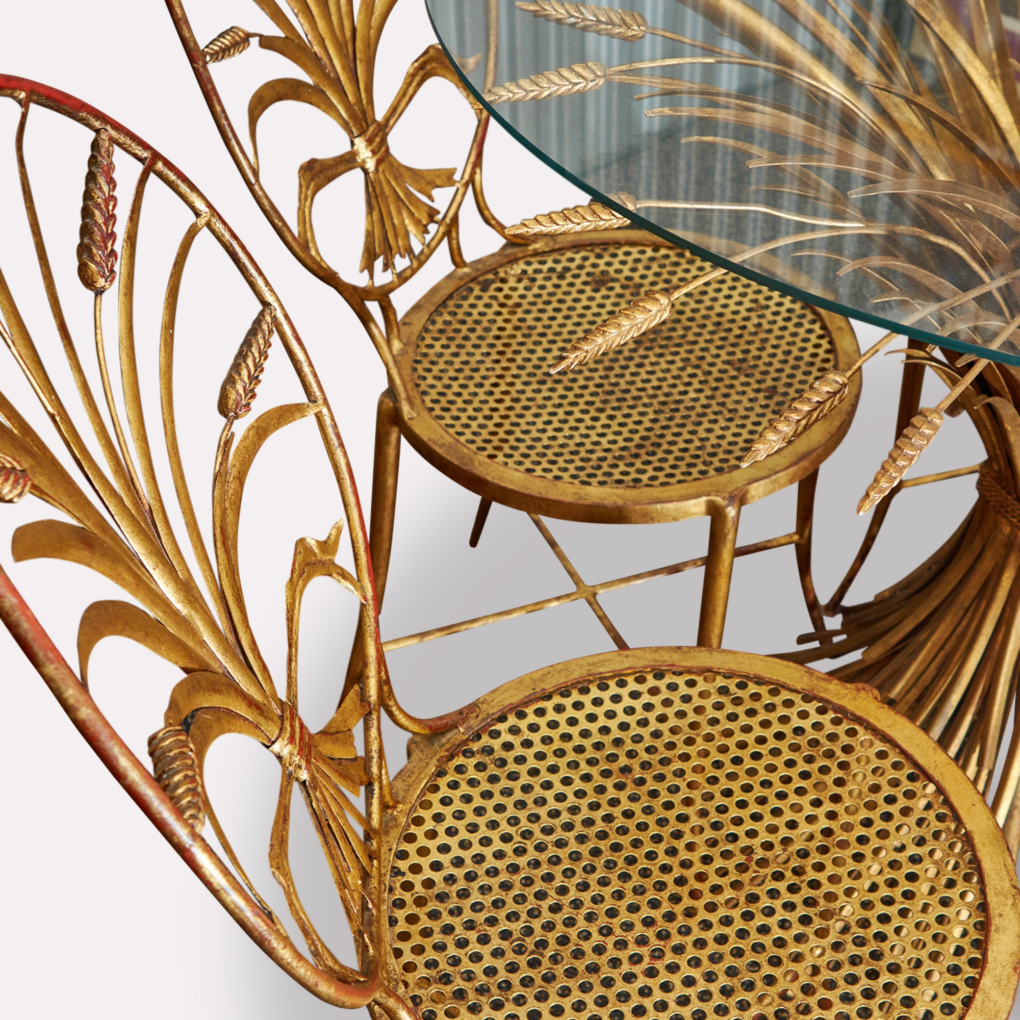 Wheat Sheaf Table & Chairs | Antique | S. Salvadori - Firenze